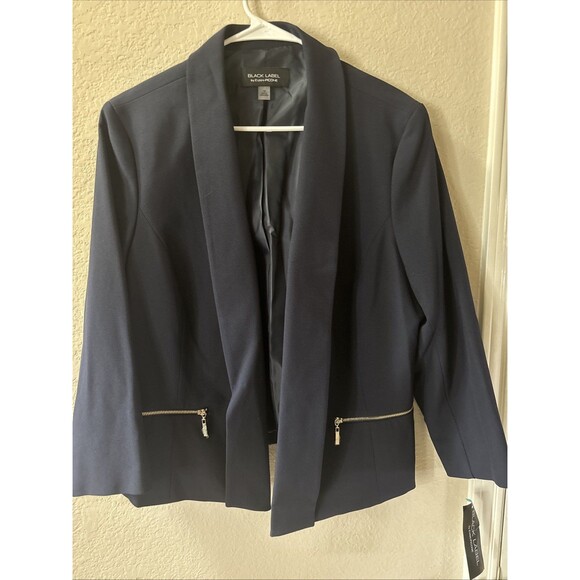 Black Label by Evan-Picone Women's Blue Jacket Size 18 - Picture 1 of 3